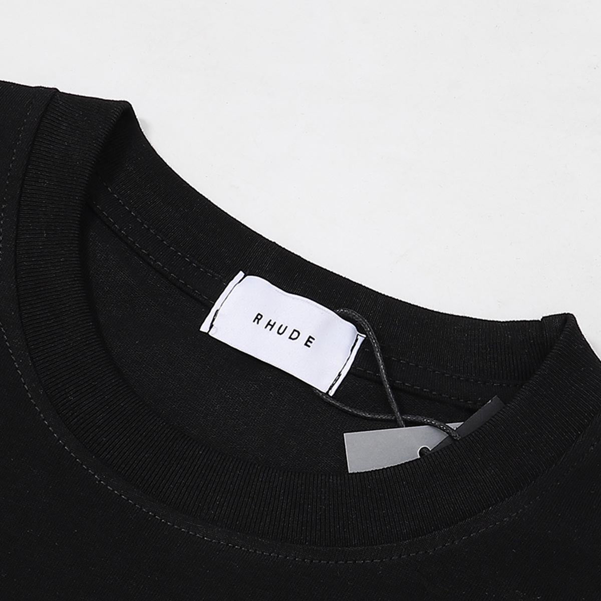 Rhude T-shirts Petrol Patch Racing Motor Cotton Casual Short Sleeve Men and Women