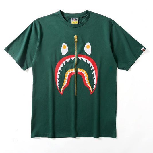 Bathing Ape T-Shirt Short Sleeve T-shirt Color Shark T-shirt