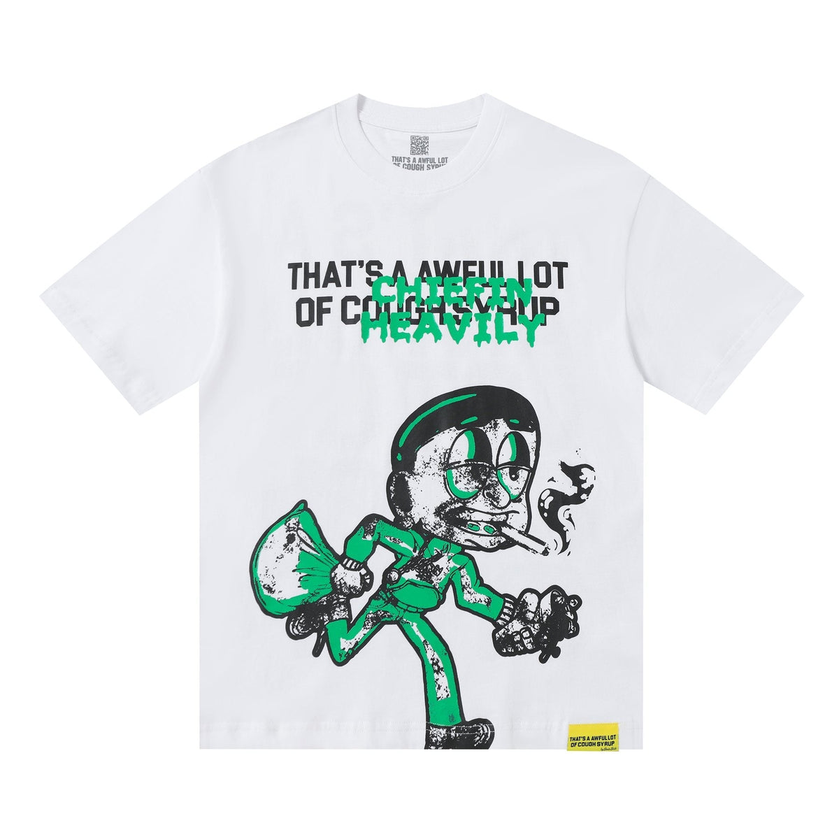 THAT'S A AWFUL LOT OF COUGH SYRUP Graphic Short-Sleeve T-Shirt ¡ª front