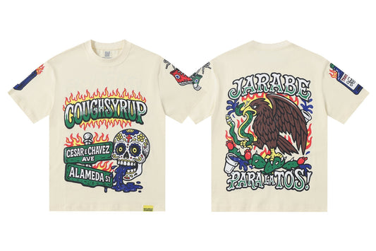 THAT'S A AWFUL LOT OF COUGH SYRUP Front & Back Graphic Short-Sleeve T-Shirt ¡ª hero