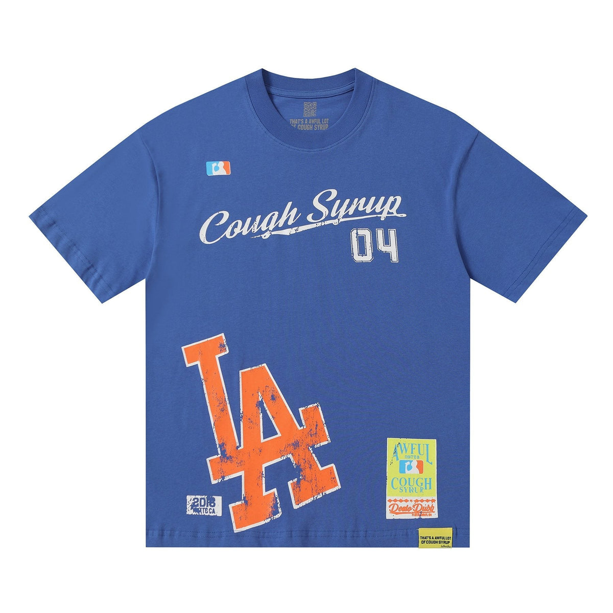 THAT'S A AWFUL LOT OF COUGH SYRUP Front & Back Graphic Short-Sleeve T-Shirt ¡ª front