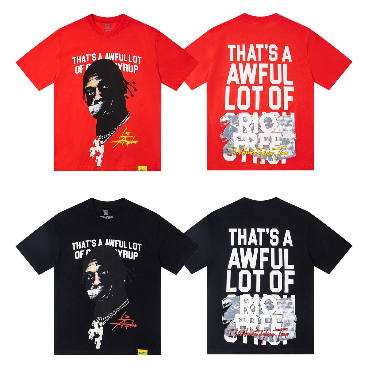 THAT'S A AWFUL LOT OF COUGH SYRUP Portrait Graphic T-Shirt ¡ª comparison