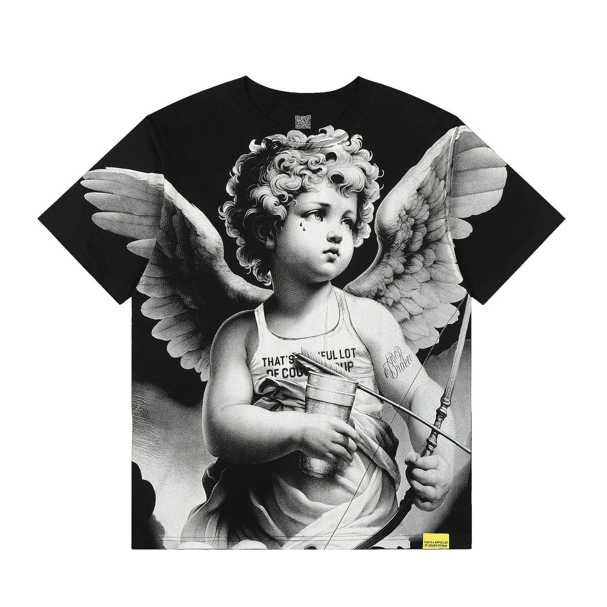 THAT'S A AWFUL LOT OF COUGH SYRUP Cherub Graphic T-Shirt ¡ª front