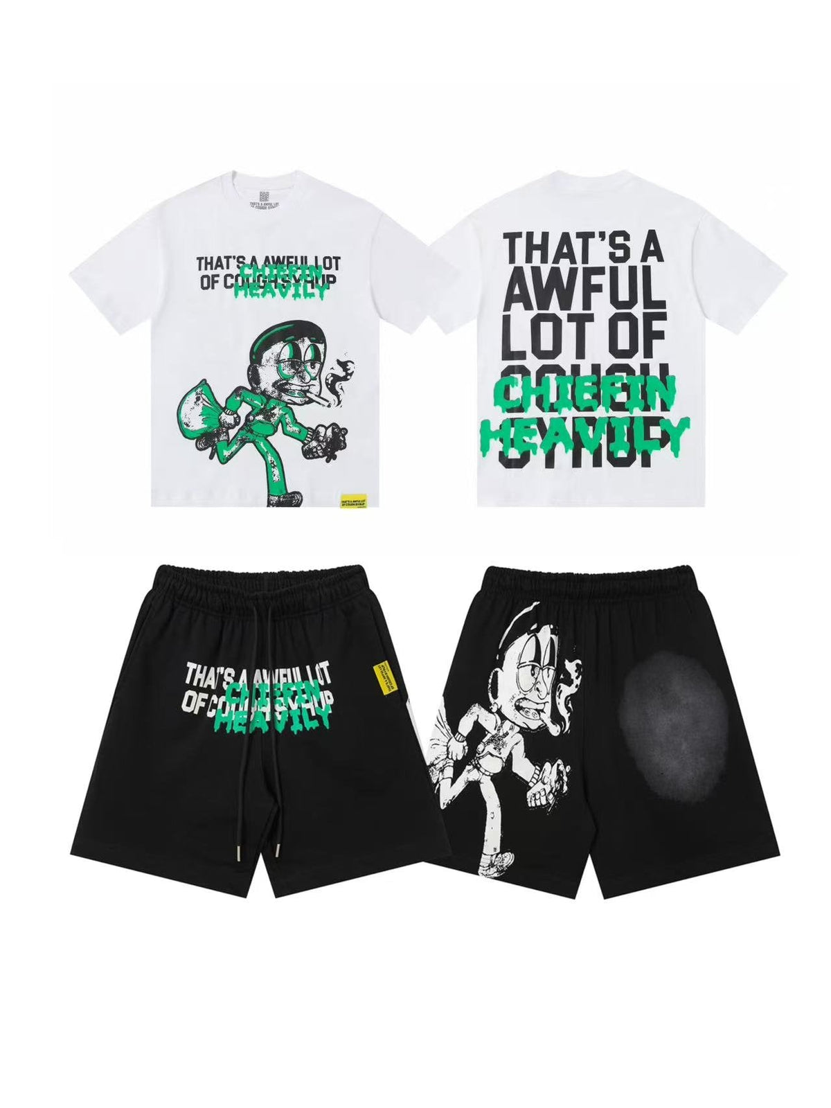 THAT'S A AWFUL LOT OF COUGH SYRUP Graphic Short-Sleeve Set ¡ª front